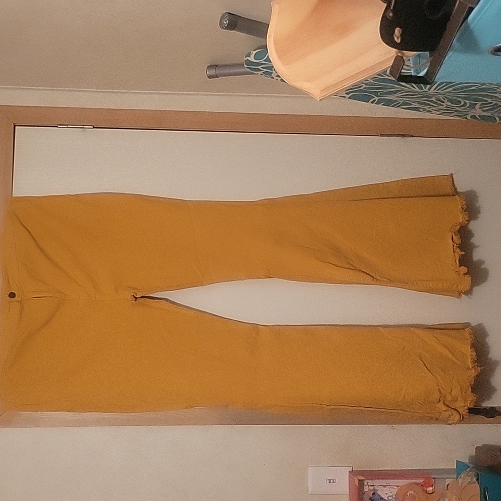 Mustard Flare Pants
